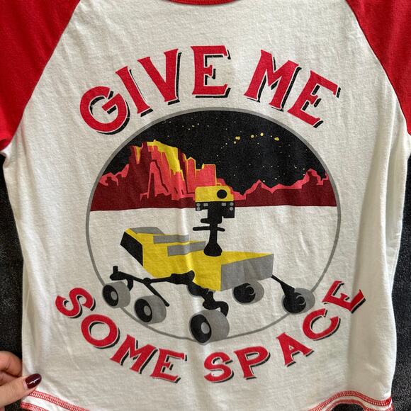 Peek... 'Mars Rover' Raglan Tee, VGUC, Sz M (8) (8C) - Picture 3 of 5